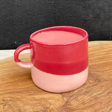 Load image into Gallery viewer, Like Ice Cream - Strawberry and dark raspberry, cup with handle, medium size