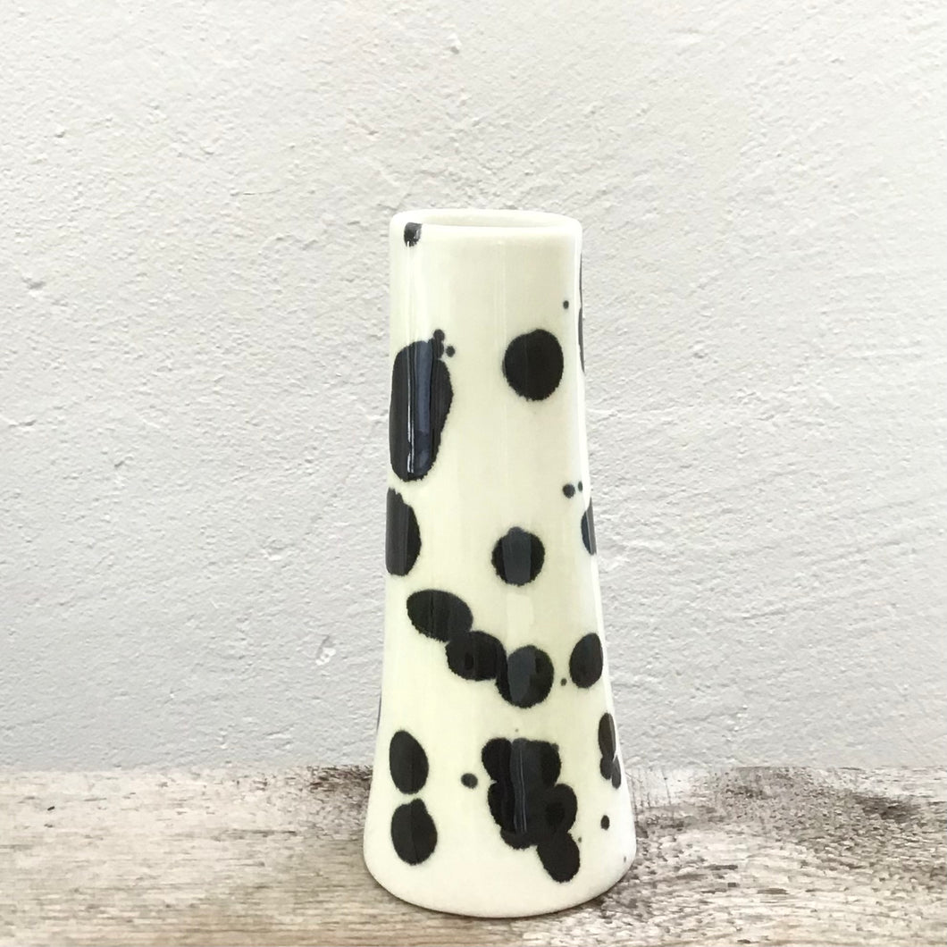 Dalmatian vase, tapered, medium