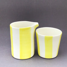 Load image into Gallery viewer, Alberta, light yellow striped pitcher