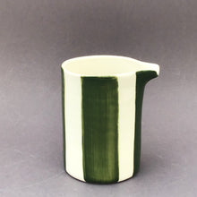 Load image into Gallery viewer, Alberta, dark green striped pitcher