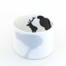 Load image into Gallery viewer, Little Tilley tealight, stag and bold trees