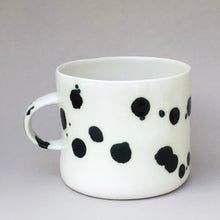 Load image into Gallery viewer, Large Dalmatian cup with a handle
