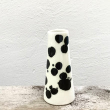 Load image into Gallery viewer, Dalmatian vase, tapered, small
