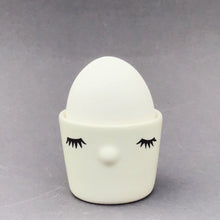 Load image into Gallery viewer, Nosy egg cup, closed eyes,