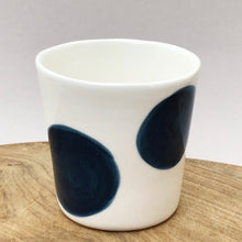 Load image into Gallery viewer, Alberta, teal blue dots cup