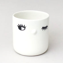 Load image into Gallery viewer, Nosy mug, one open eye
