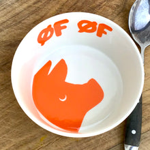 Load image into Gallery viewer, A Good Bowl, ”Øf øf” orange pig
