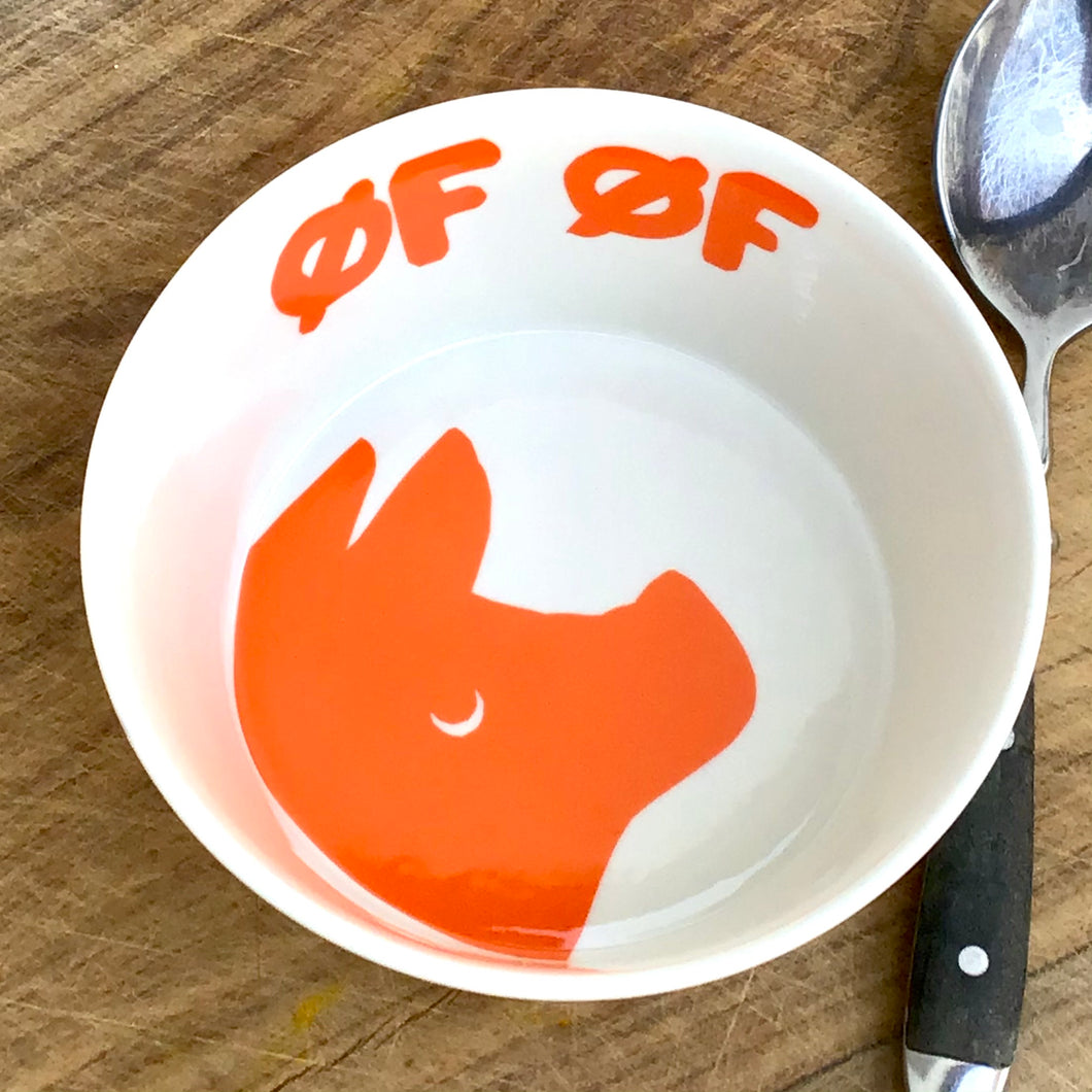 A Good Bowl, ”Øf øf” orange pig