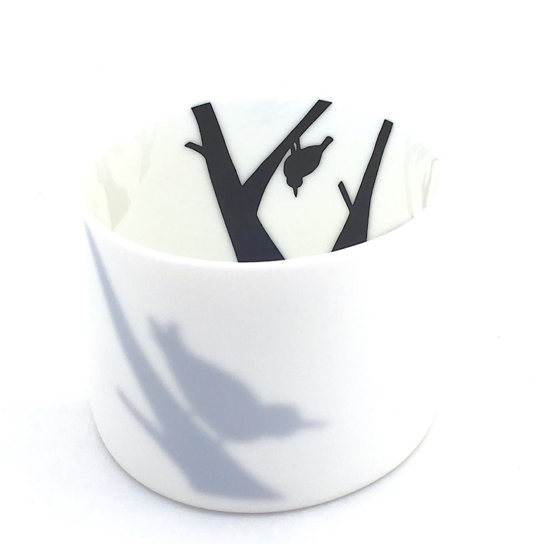 Little Tilley tealight, birds and branches