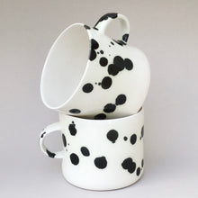 Load image into Gallery viewer, Large Dalmatian cup with a handle
