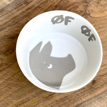 Load image into Gallery viewer, A Good Bowl, ”Øf øf” grey pig
