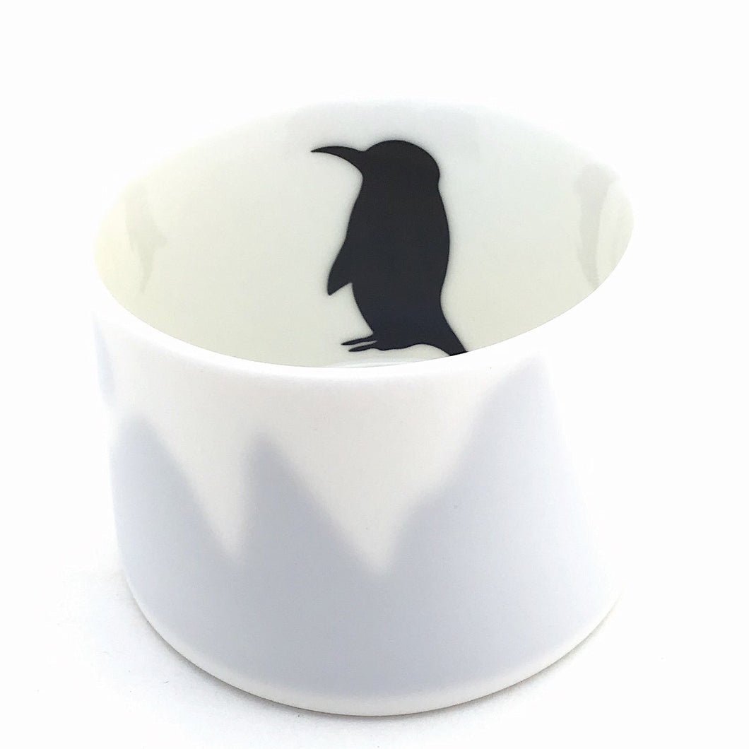 Little Tilley tealight, penguin and mountains