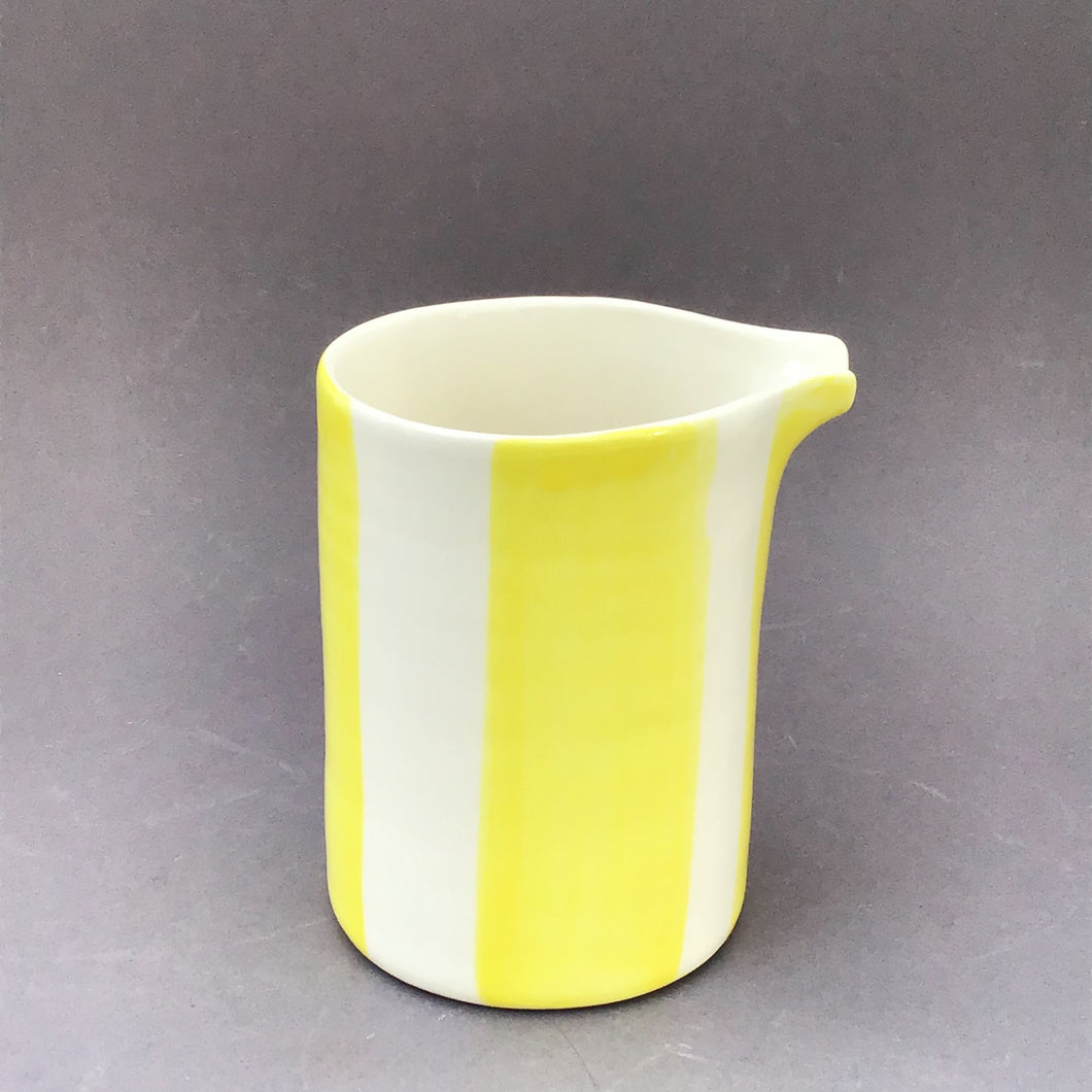 Alberta, light yellow striped pitcher