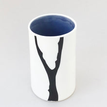 Load image into Gallery viewer, Treena vase, owl, deep grey inside
