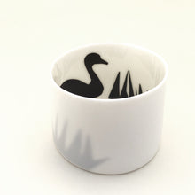 Load image into Gallery viewer, Little Tilley tealight, swan and grass
