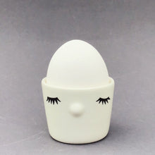 Load image into Gallery viewer, Nosy egg cup, closed eyes,
