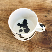 Load image into Gallery viewer, Dalmatian cup with a handle
