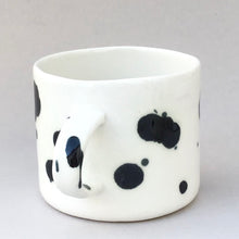 Load image into Gallery viewer, Dalmatian cup with a handle
